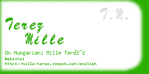 terez mille business card